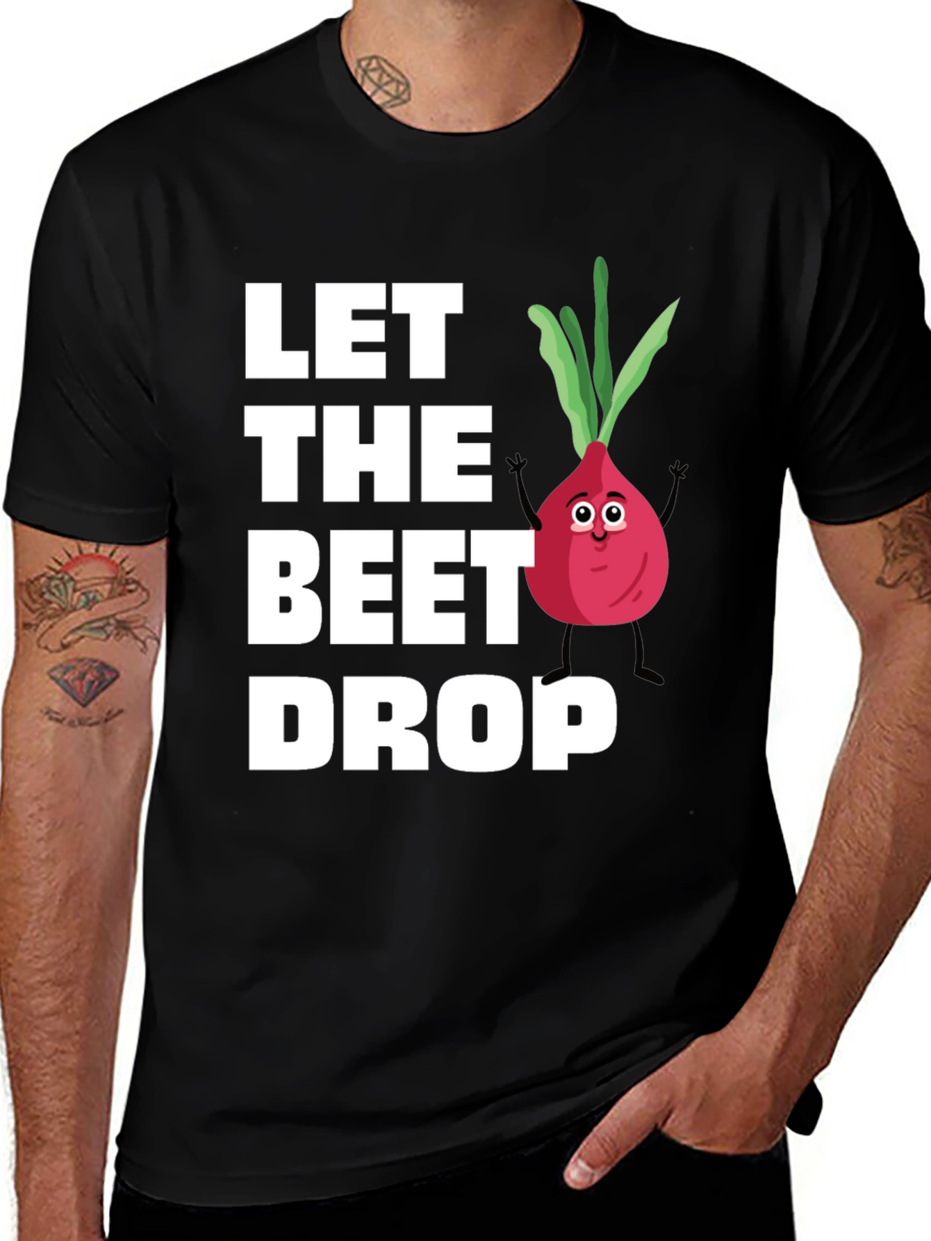 Variant 7 of Let the Beet Drop T-Shirt