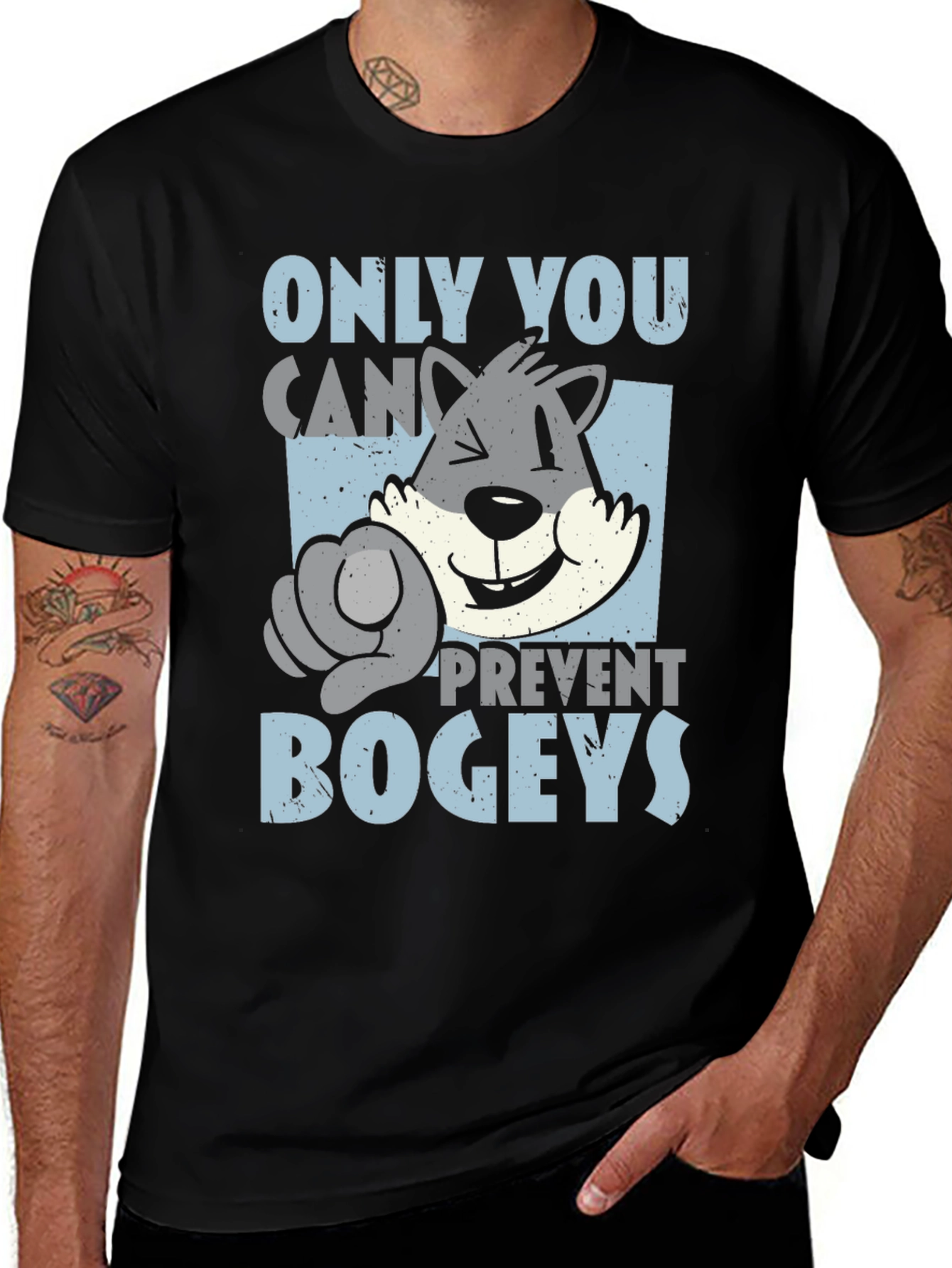 Variant 8 of Only You Can Prevent Bogeys T-Shirt Golf Funny Tee