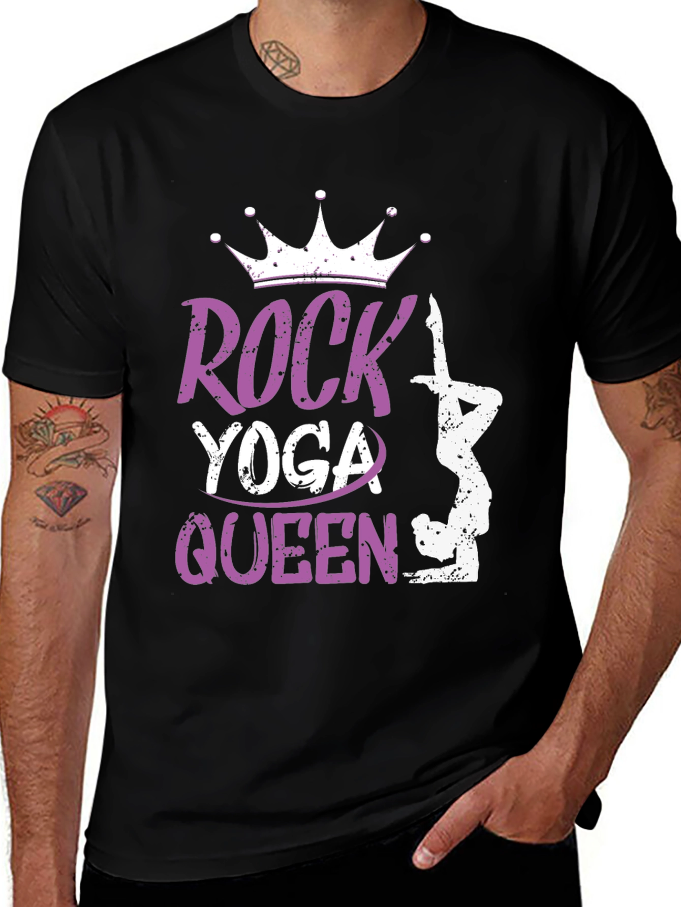 Variant 4 of Rock Yoga Queen Graphic Tee