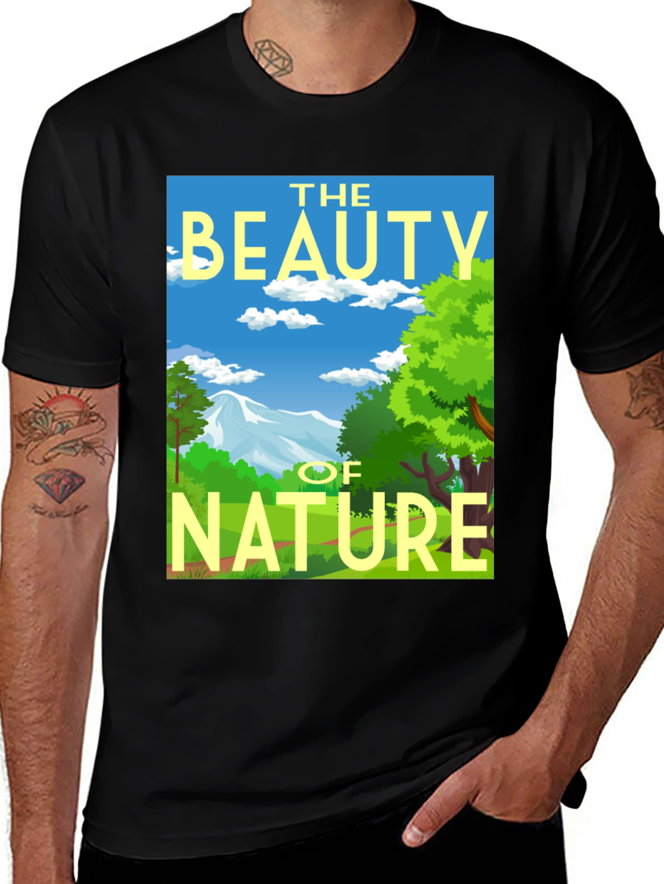 Variant 10 of Nature Graphic T-Shirt - The Beauty of Nature