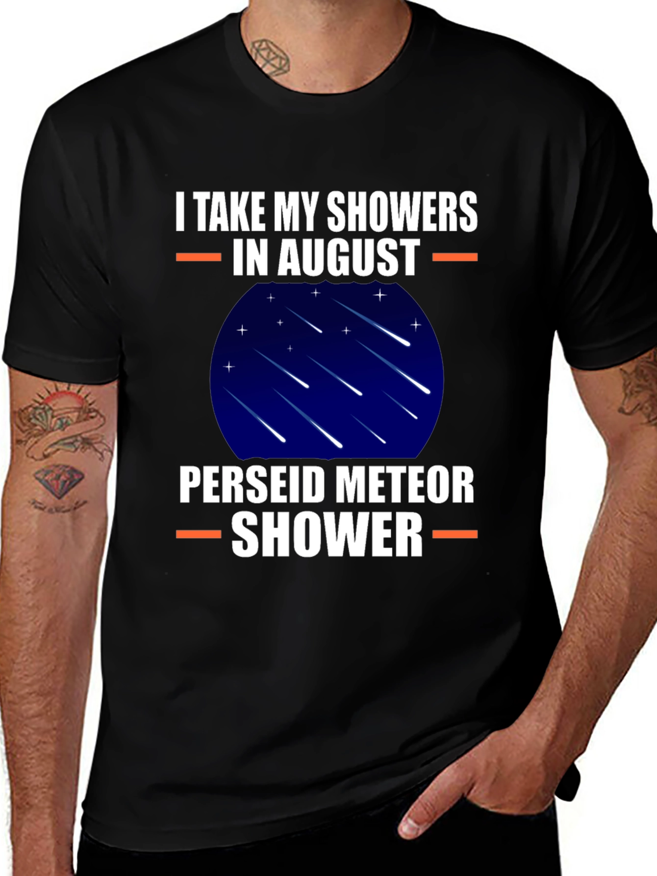 Perseid Meteor Shower August T-Shirt