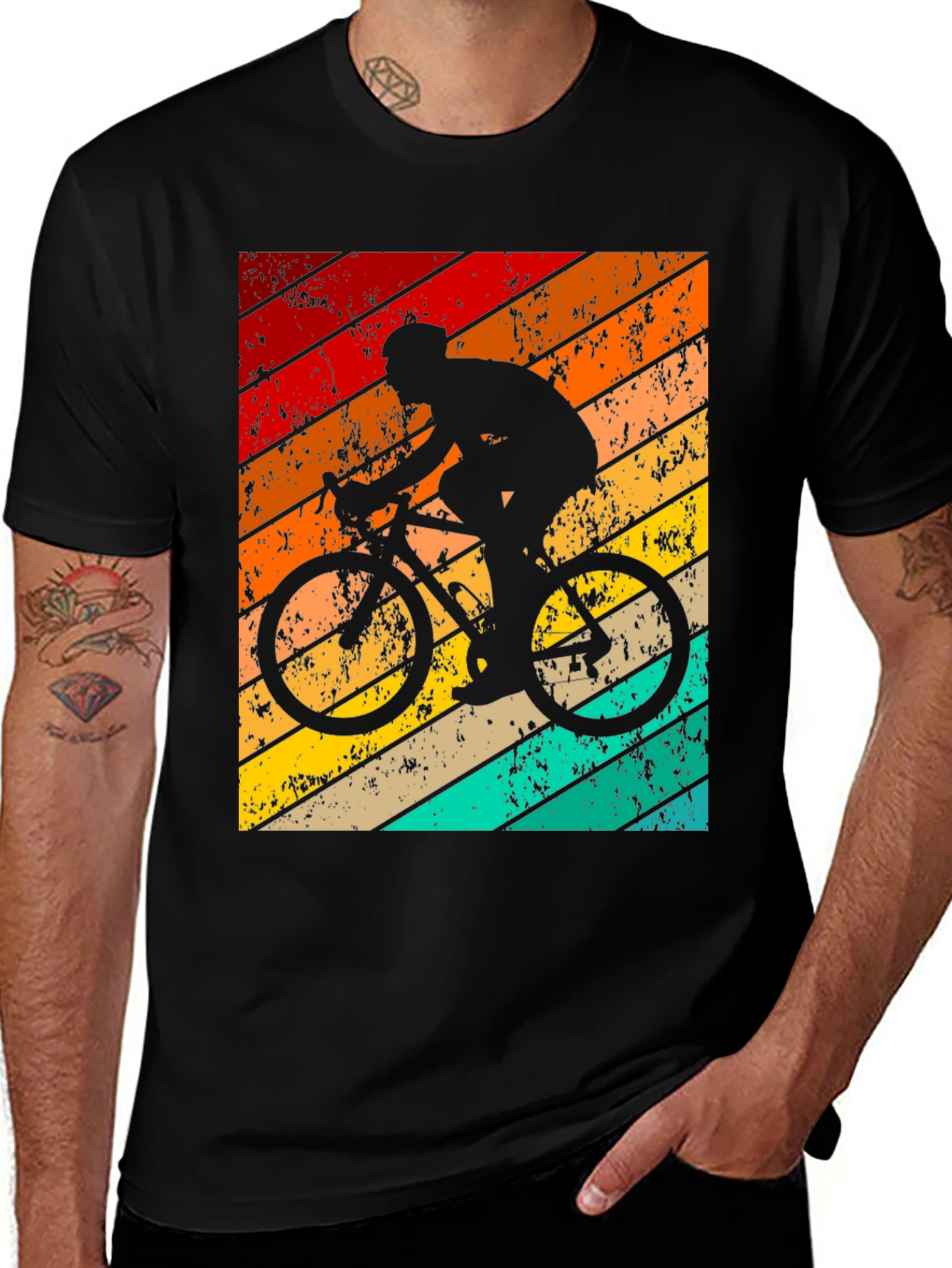 Variant 26 of Retro Cycling T-Shirt - Vintage Style Biker Tee