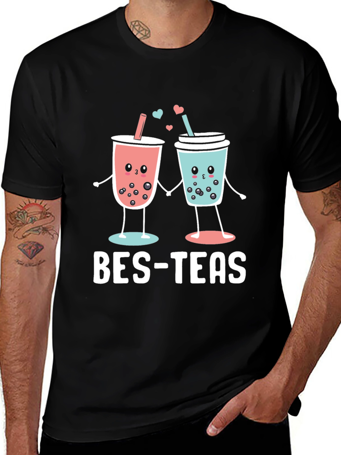 Variant 28 of Bes-Teas Boba Tea Graphic T-Shirt