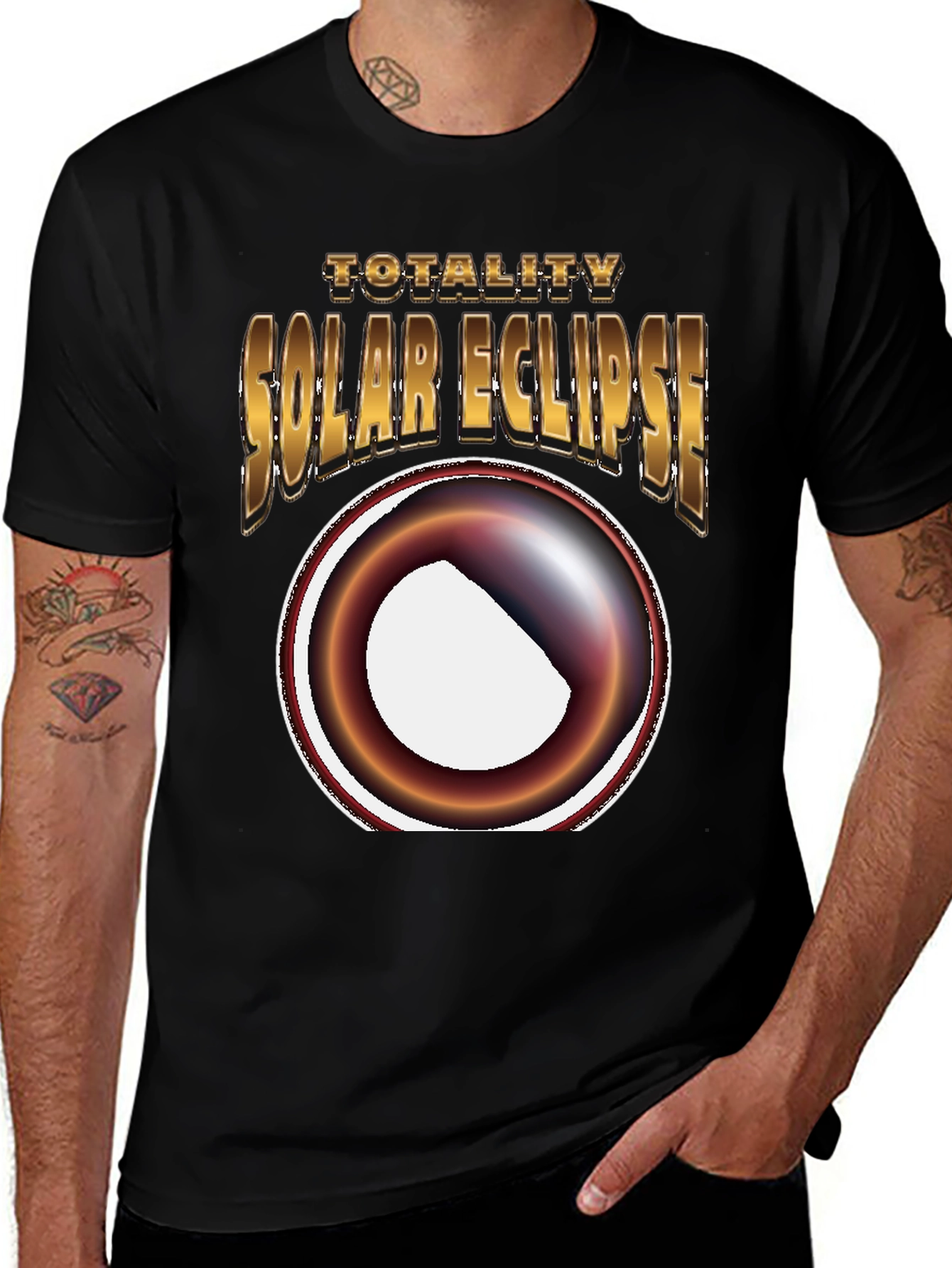 Totality Solar Eclipse Black T-Shirt