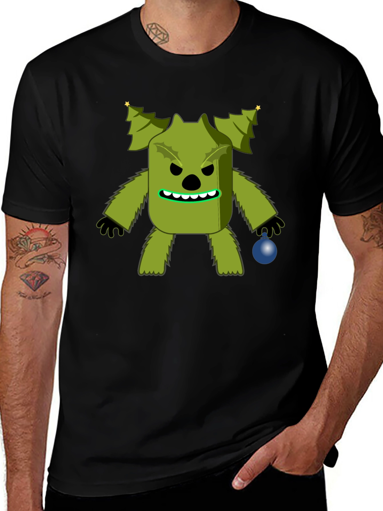 Grinch Christmas Monster Graphic Tee