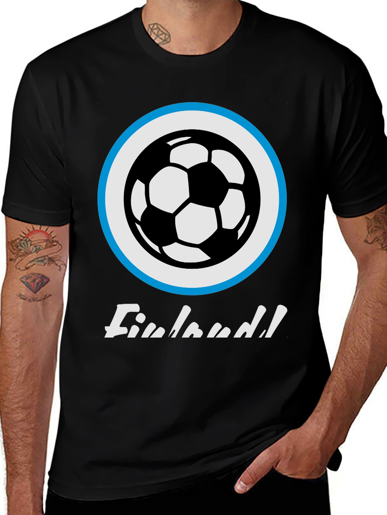 Variant 4 of Finland Soccer T-Shirt - Fan Apparel