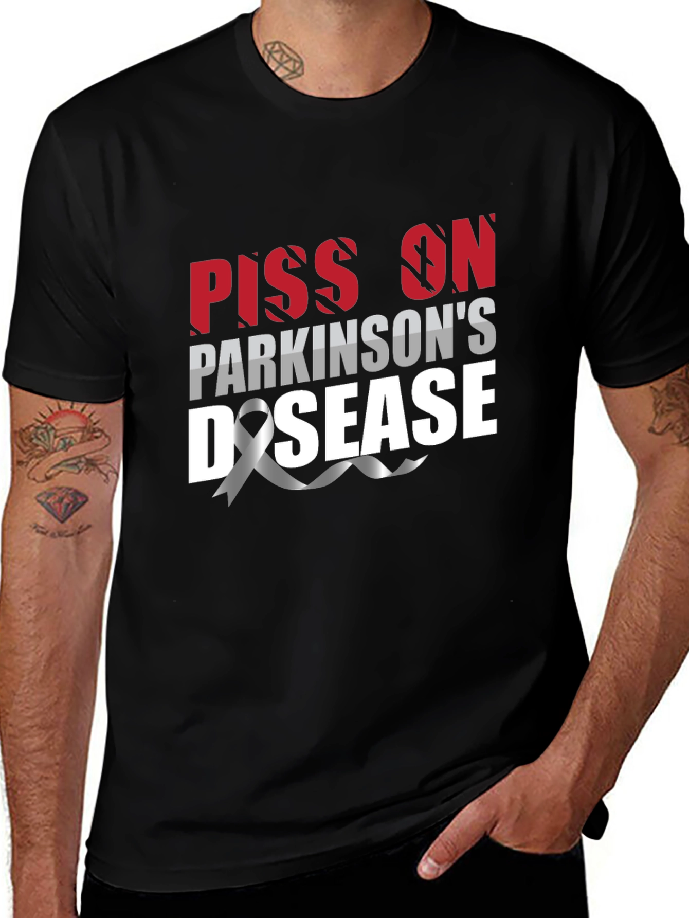 Piss On Parkinson's Disease Awareness T-Shirt