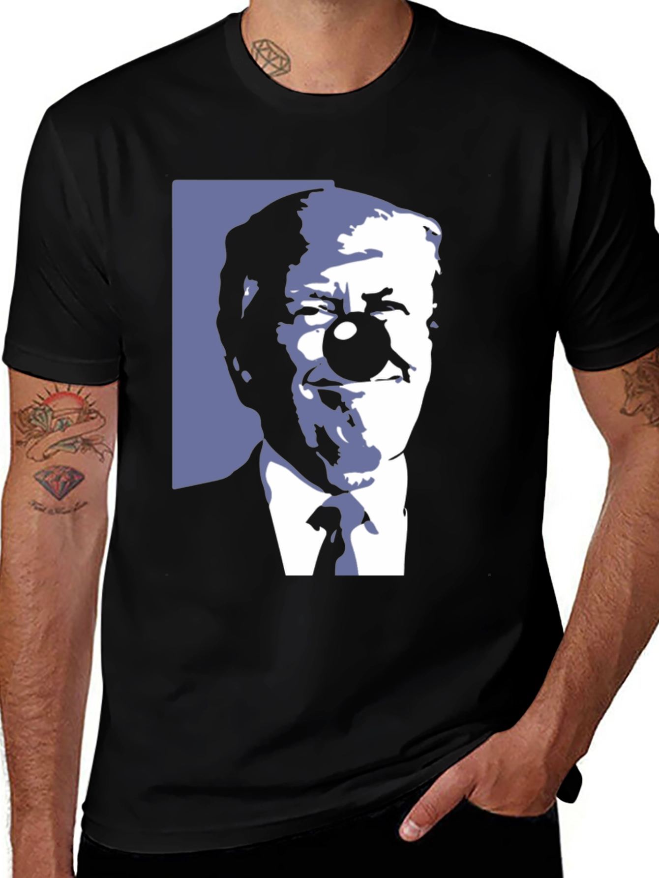 Variant 11 of Clown Face Graphic T-Shirt