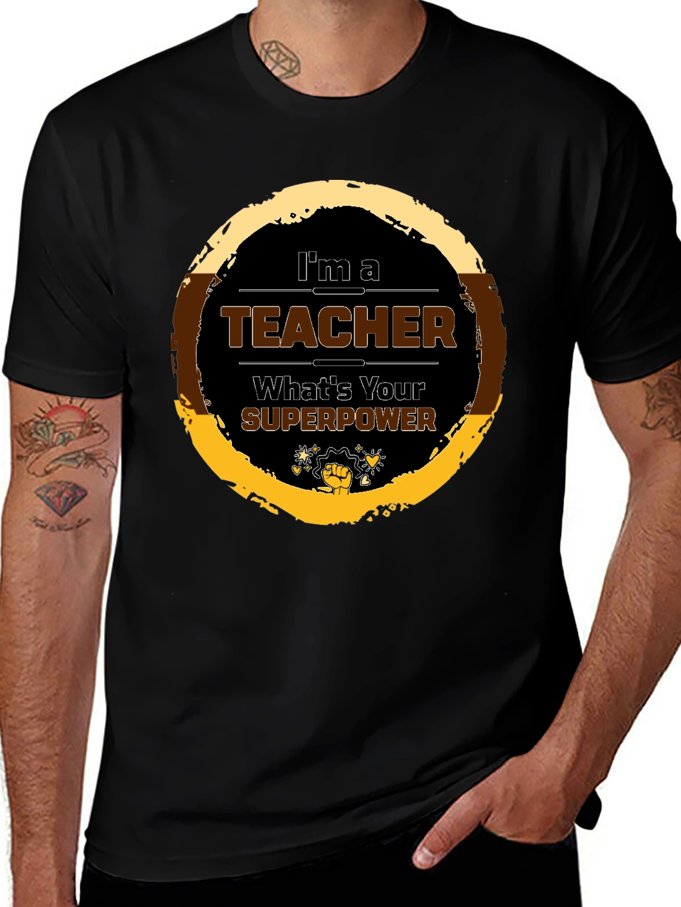 Variant 4 of Teacher Superpower T-Shirt