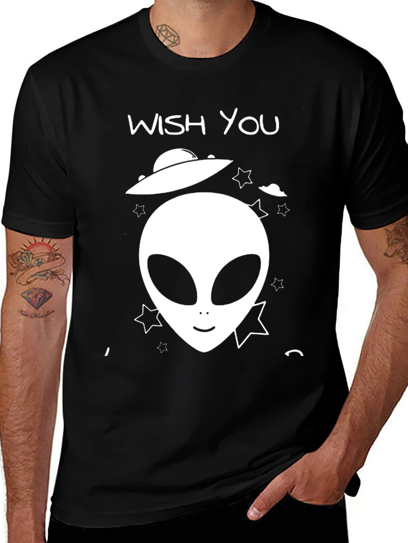 Variant 30 of Wish You Were Here Alien Graphic Tee
