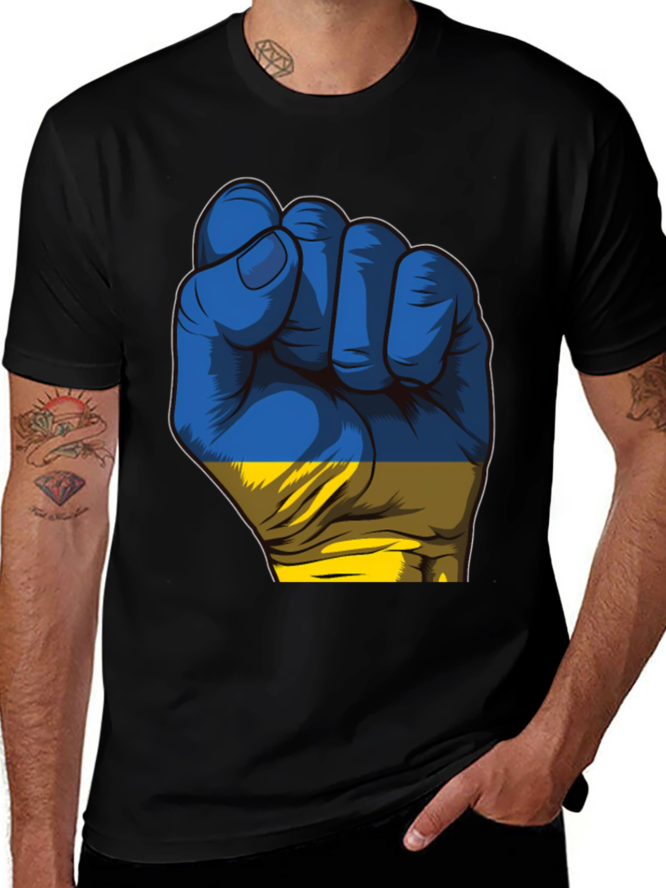 Variant 21 of Ukraine Fist T-Shirt