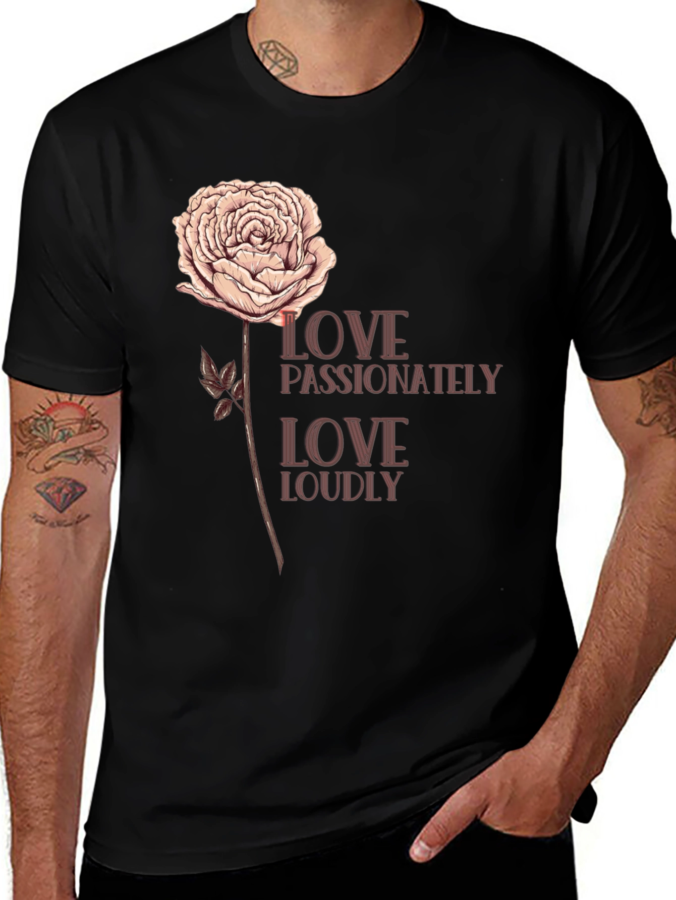 Variant 8 of Love Passionately Graphic Tee
