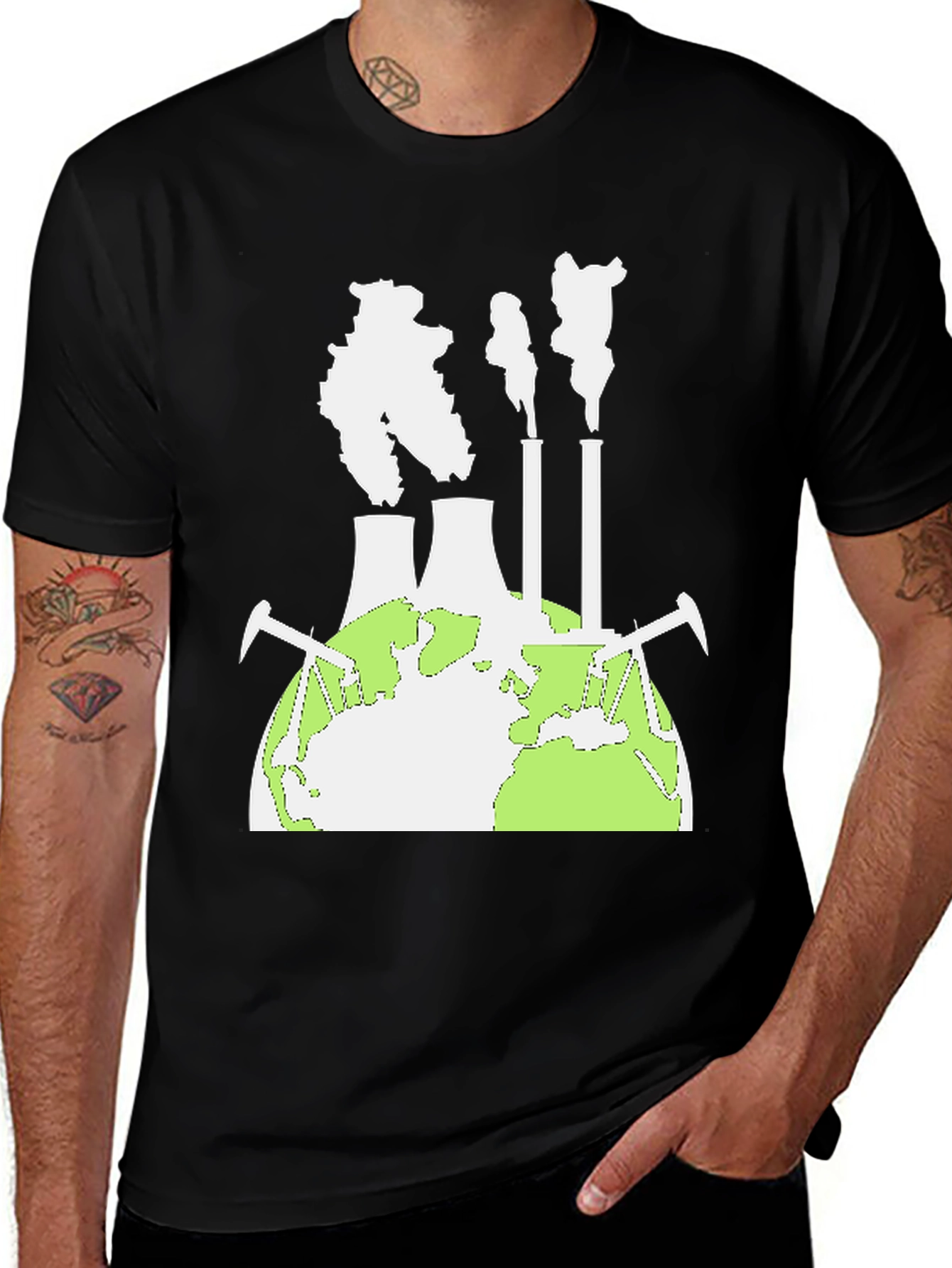 Variant 22 of Earth Pollution Graphic Tee
