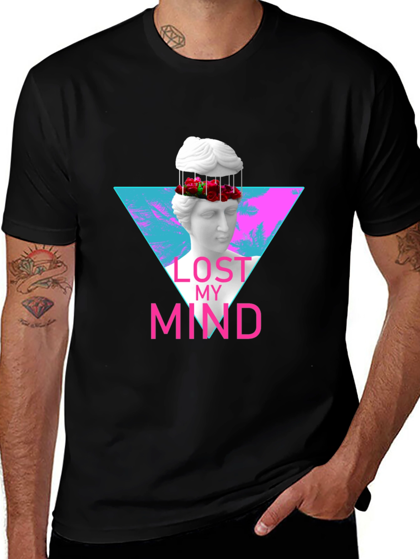 Variant 8 of Lost My Mind Graphic Tee - Unique Design