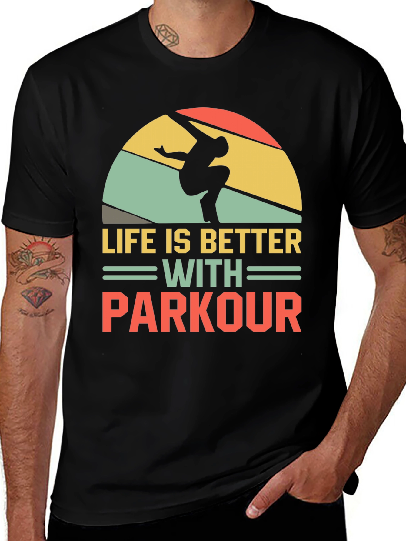 Variant 8 of Life is Better with Parkour T-Shirt