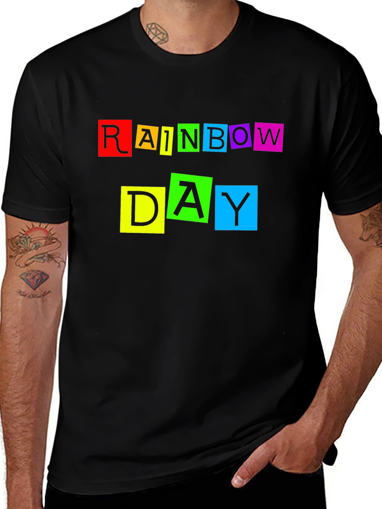 Variant 29 of Rainbow Day Graphic T-Shirt