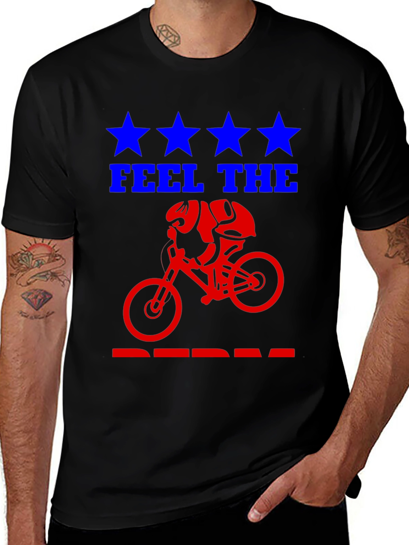Variant 16 of Feel The Bern Cycling T-Shirt