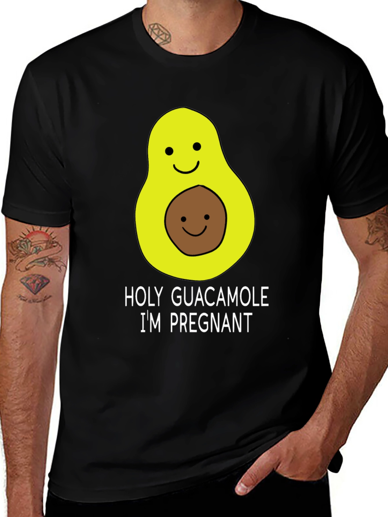 Variant 17 of Funny Holy Guacamole I'm Pregnant T-Shirt