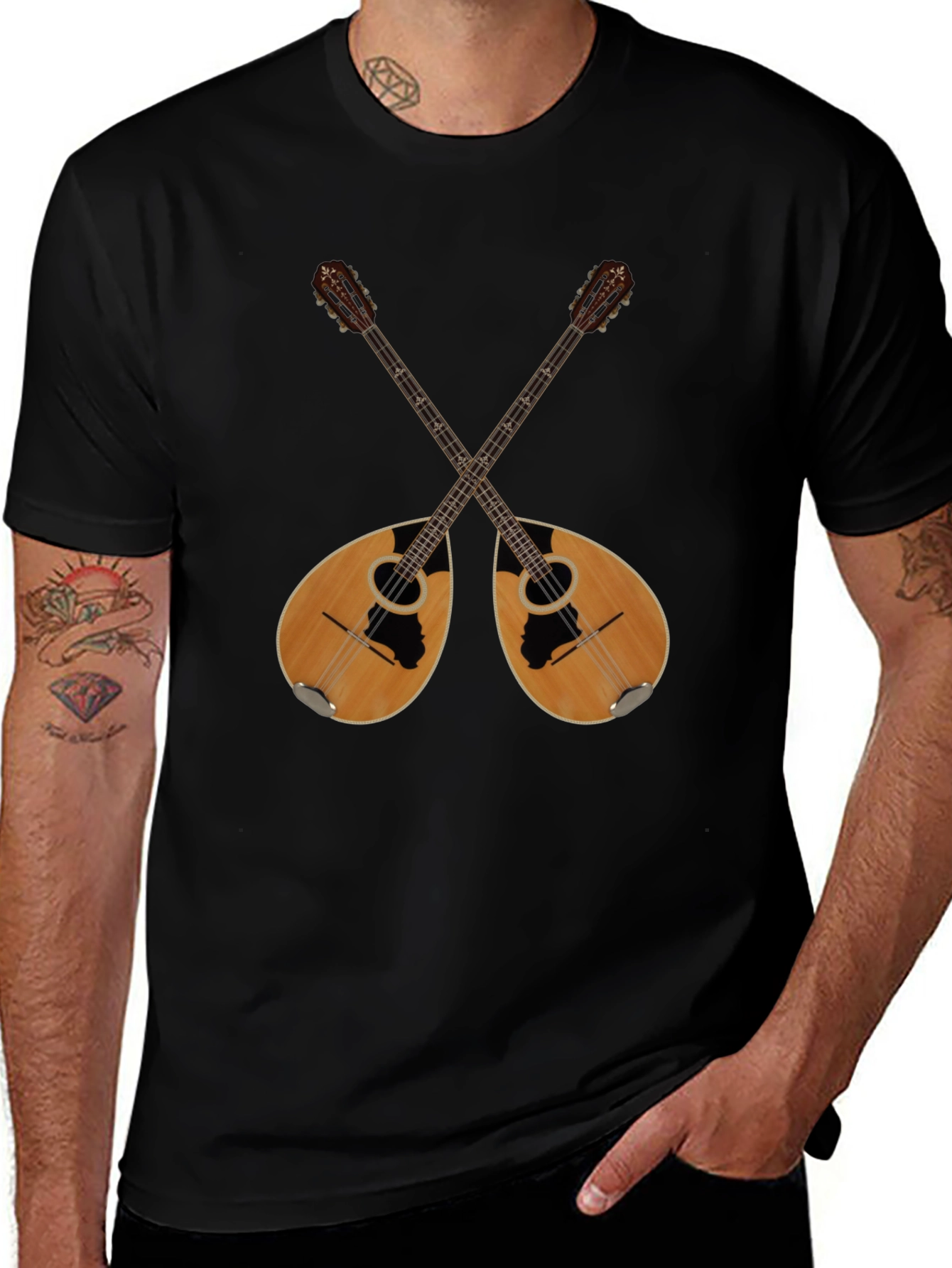 Variant 10 of Bouzouki T-Shirt - Musician's Gift