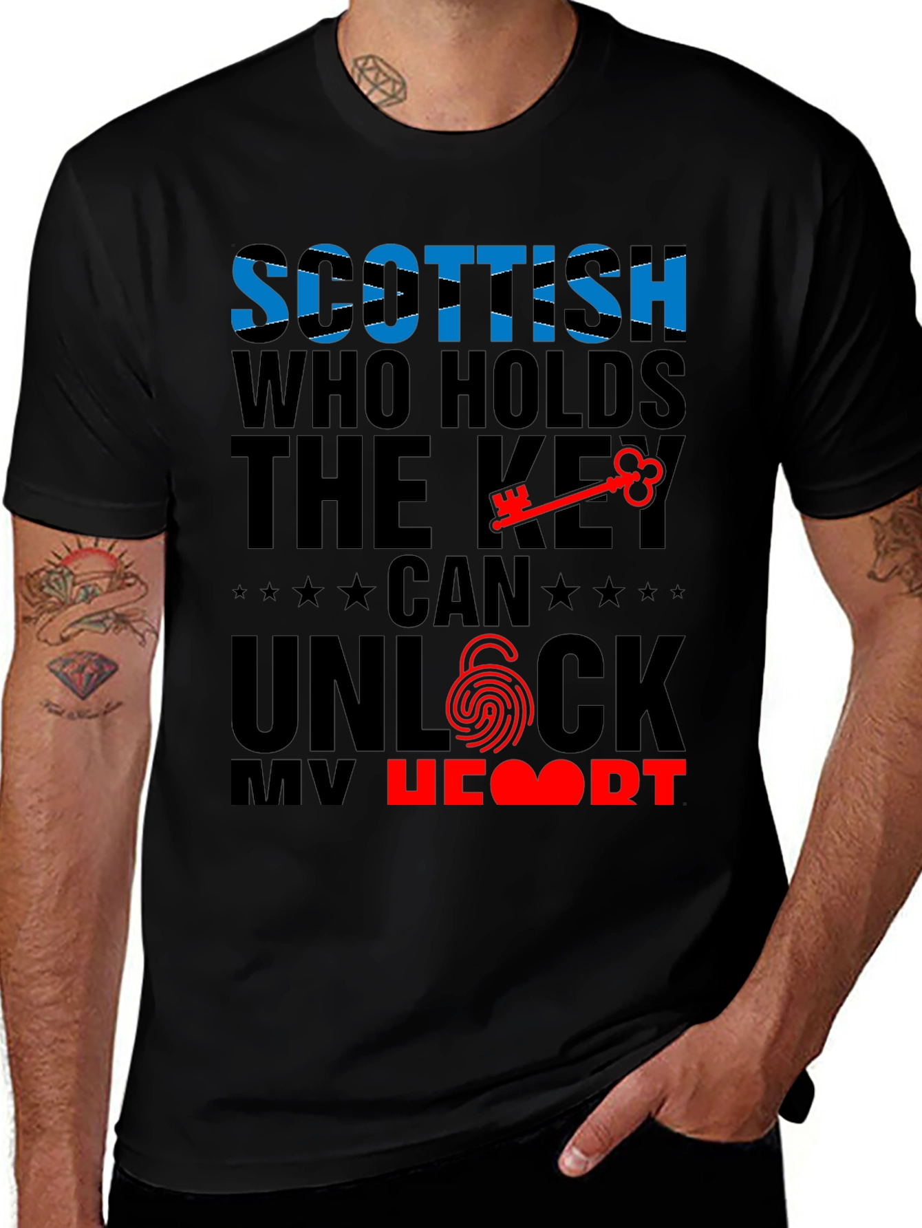 Scottish Unlock My Heart T-Shirt