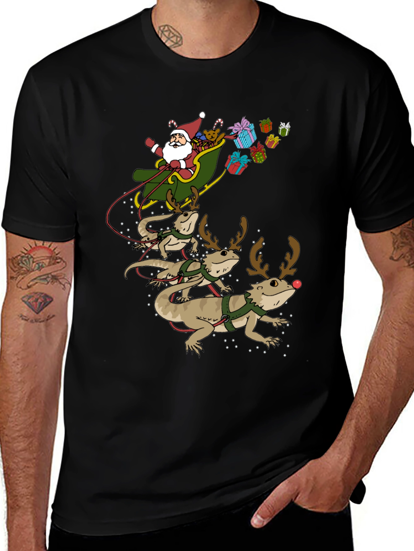Bearded Dragon Christmas T-Shirt