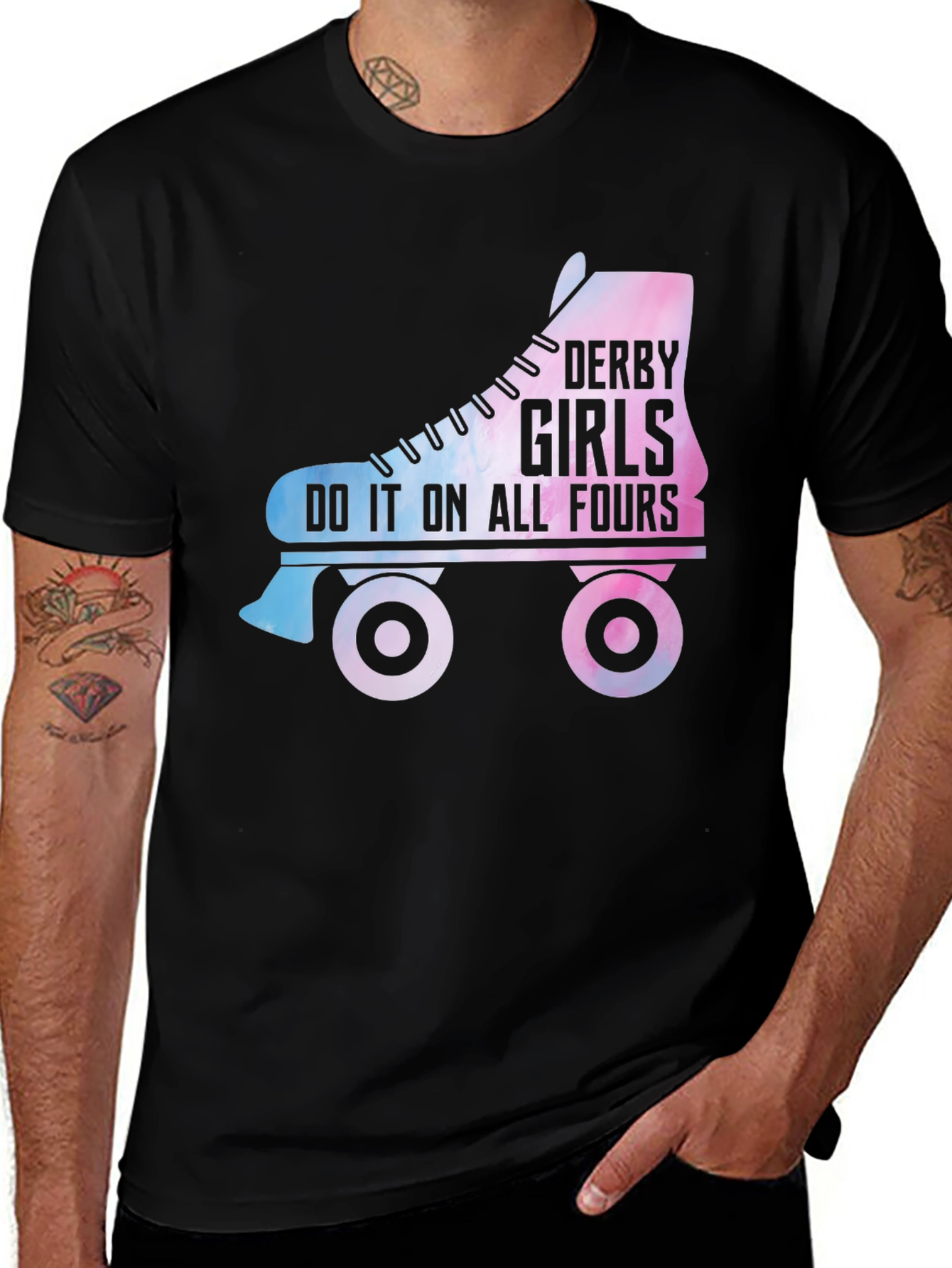 Variant 20 of Derby Girls Roller Skate Graphic Tee