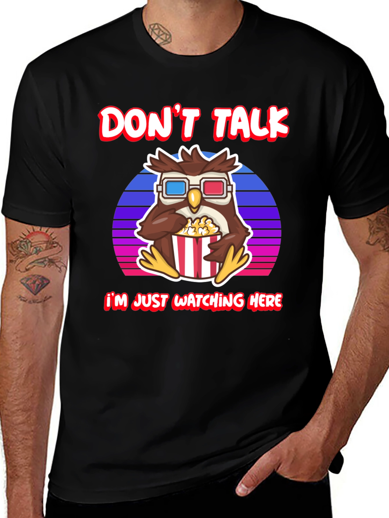 Variant 22 of Don't Talk, Watching Here Owl T-Shirt