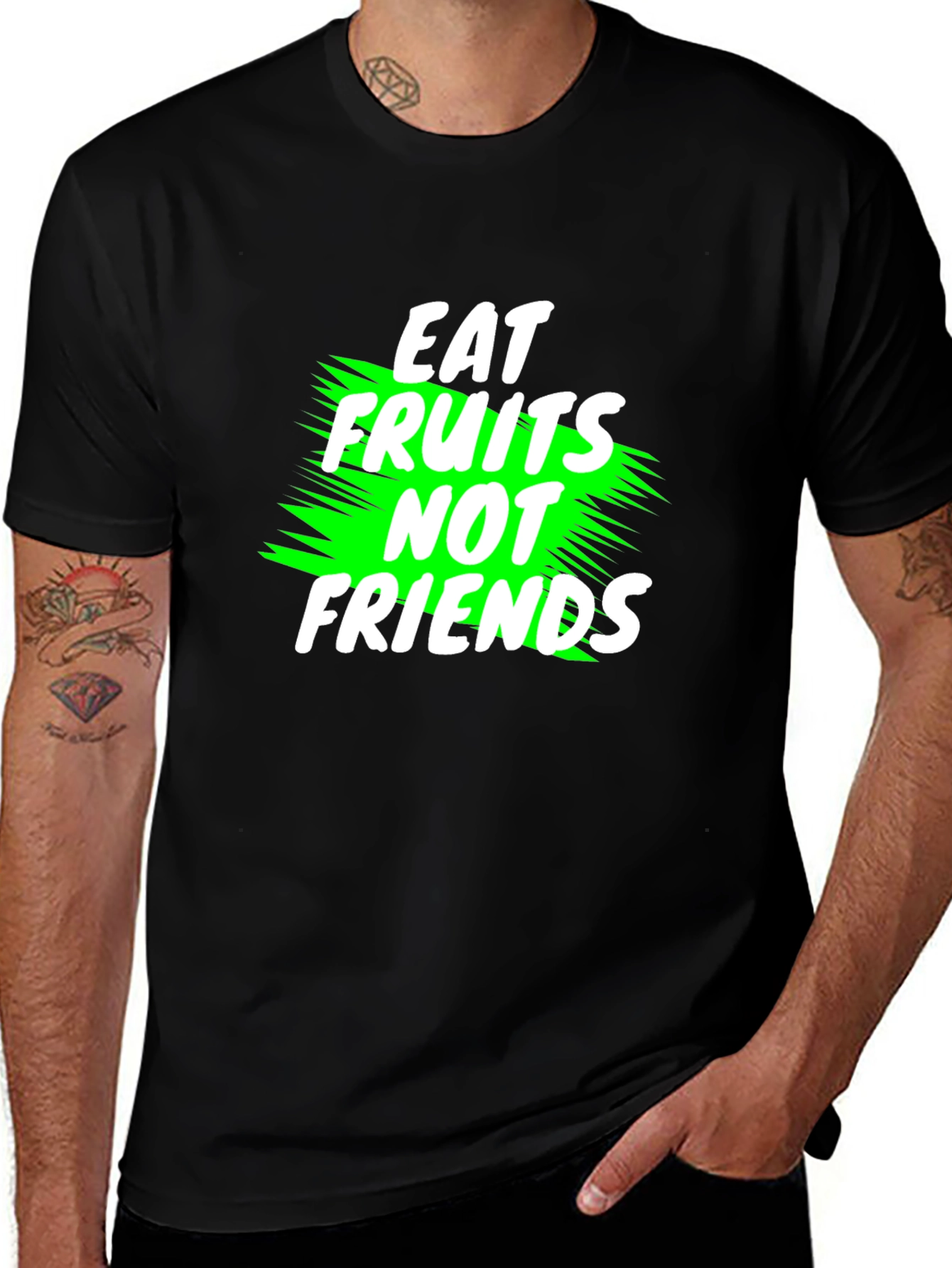 Variant 19 of Eat Fruits Not Friends Vegan T-Shirt