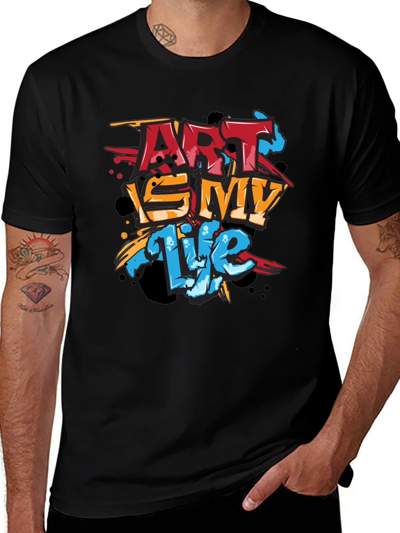 Variant 24 of Art Is My Life Graphic Print Tee