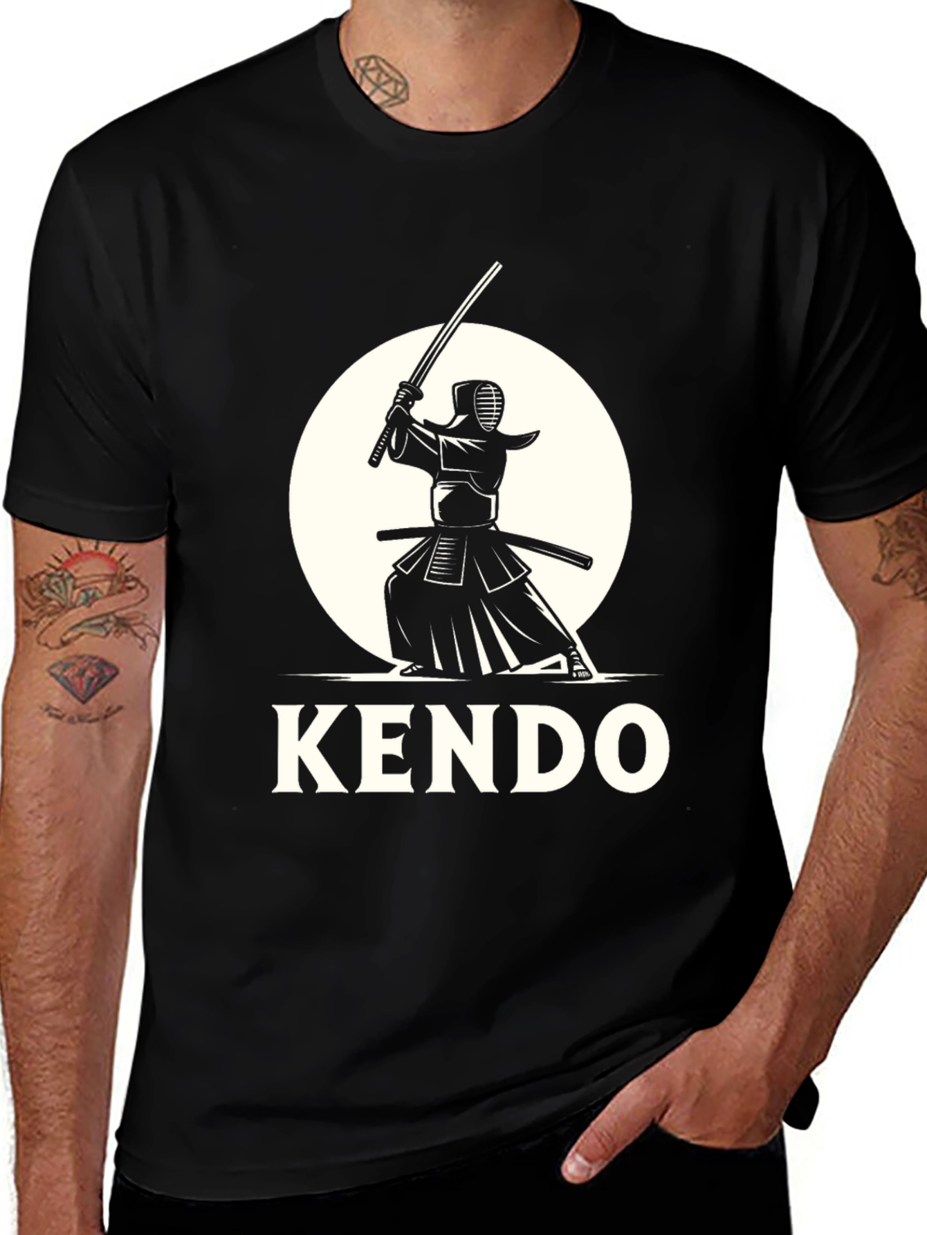 Kendo Warrior Black T-Shirt - Martial Arts Apparel