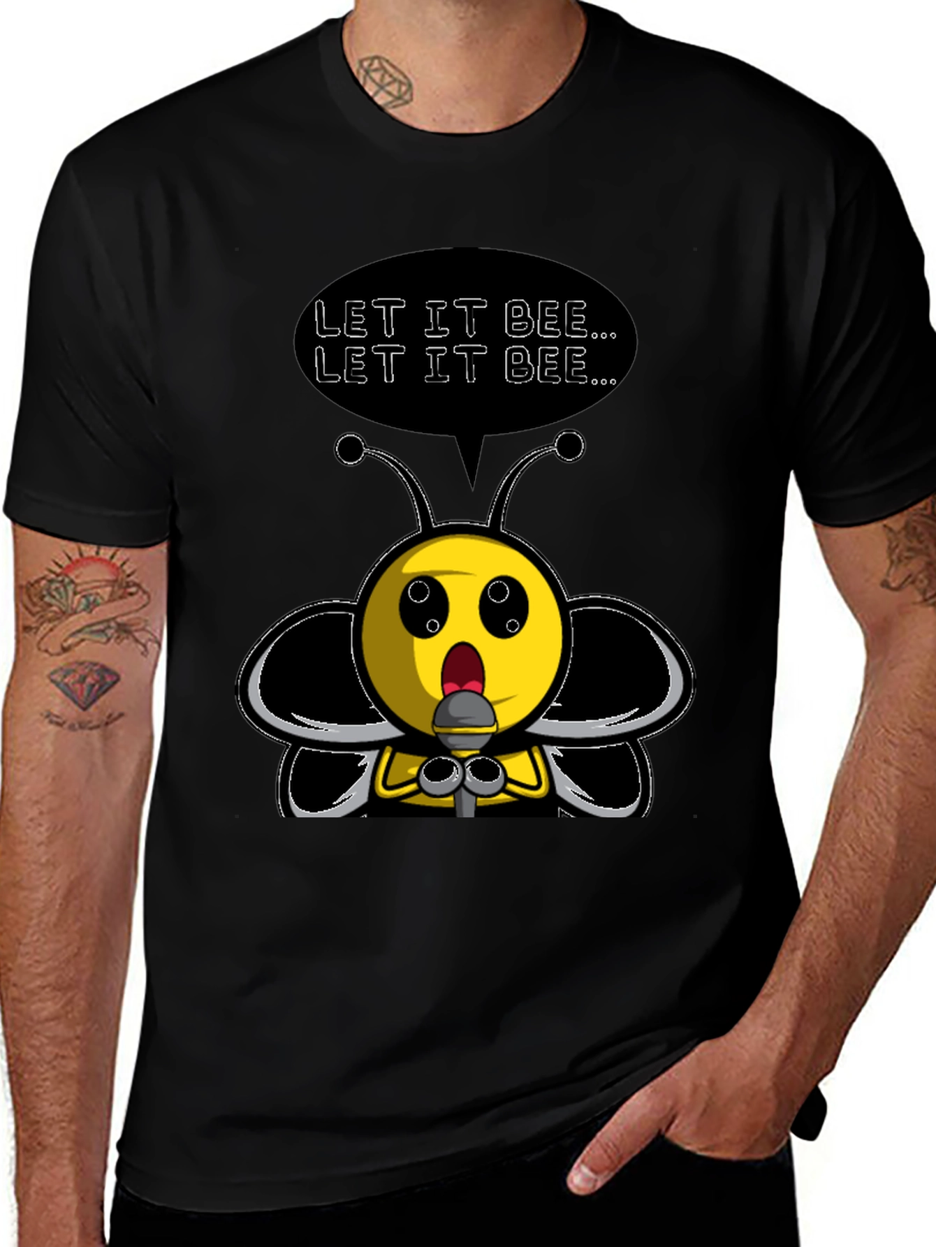 Variant 27 of Let It Bee Funny Graphic Tee