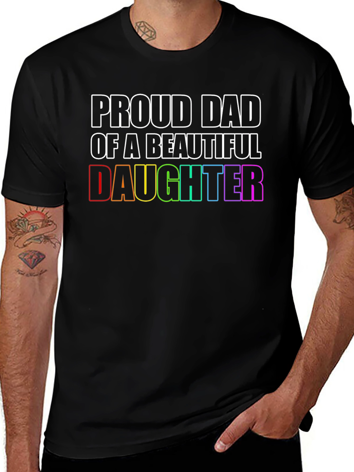 Variant 16 of Proud Dad of a Beautiful Daughter T-Shirt