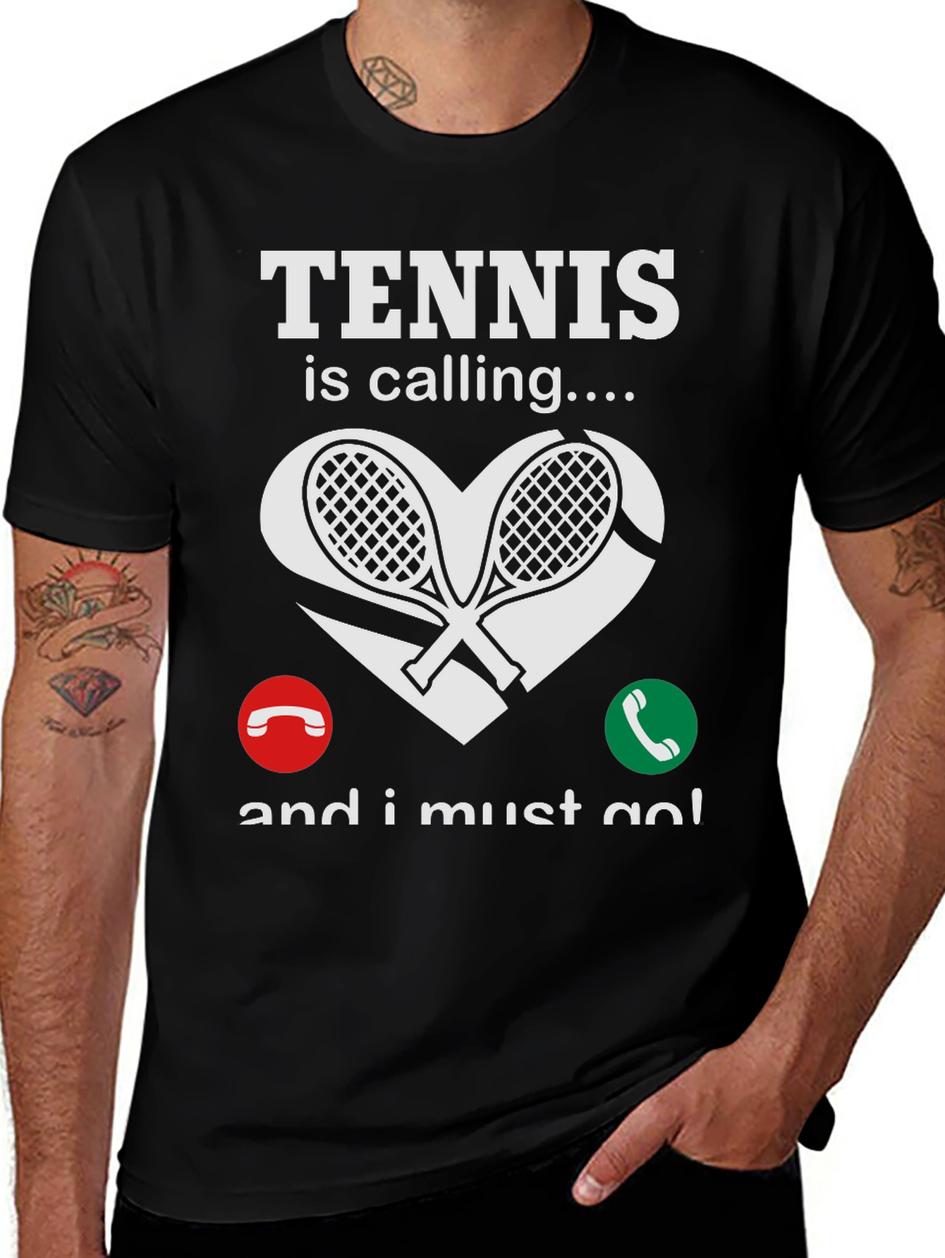 Variant 28 of Tennis Calling T-Shirt -  Funny Gift for Tennis Players
