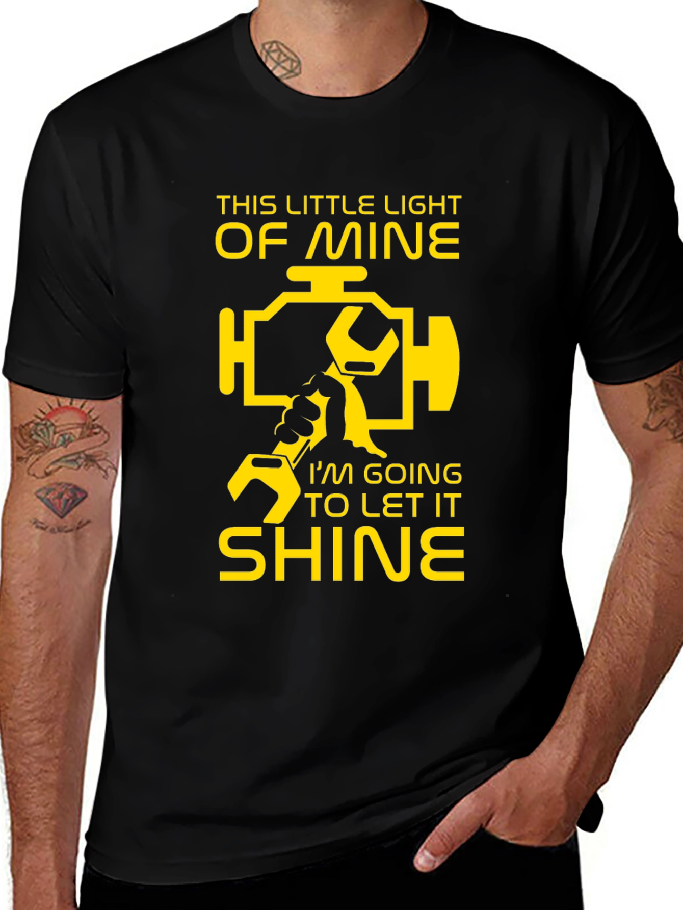 Variant 16 of This Little Light of Mine Mechanic T-Shirt