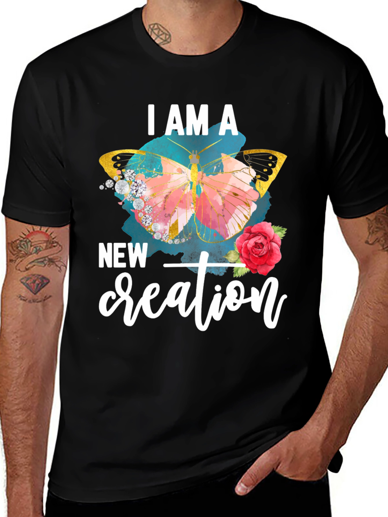 Variant 5 of I AM A NEW CREATION T-Shirt