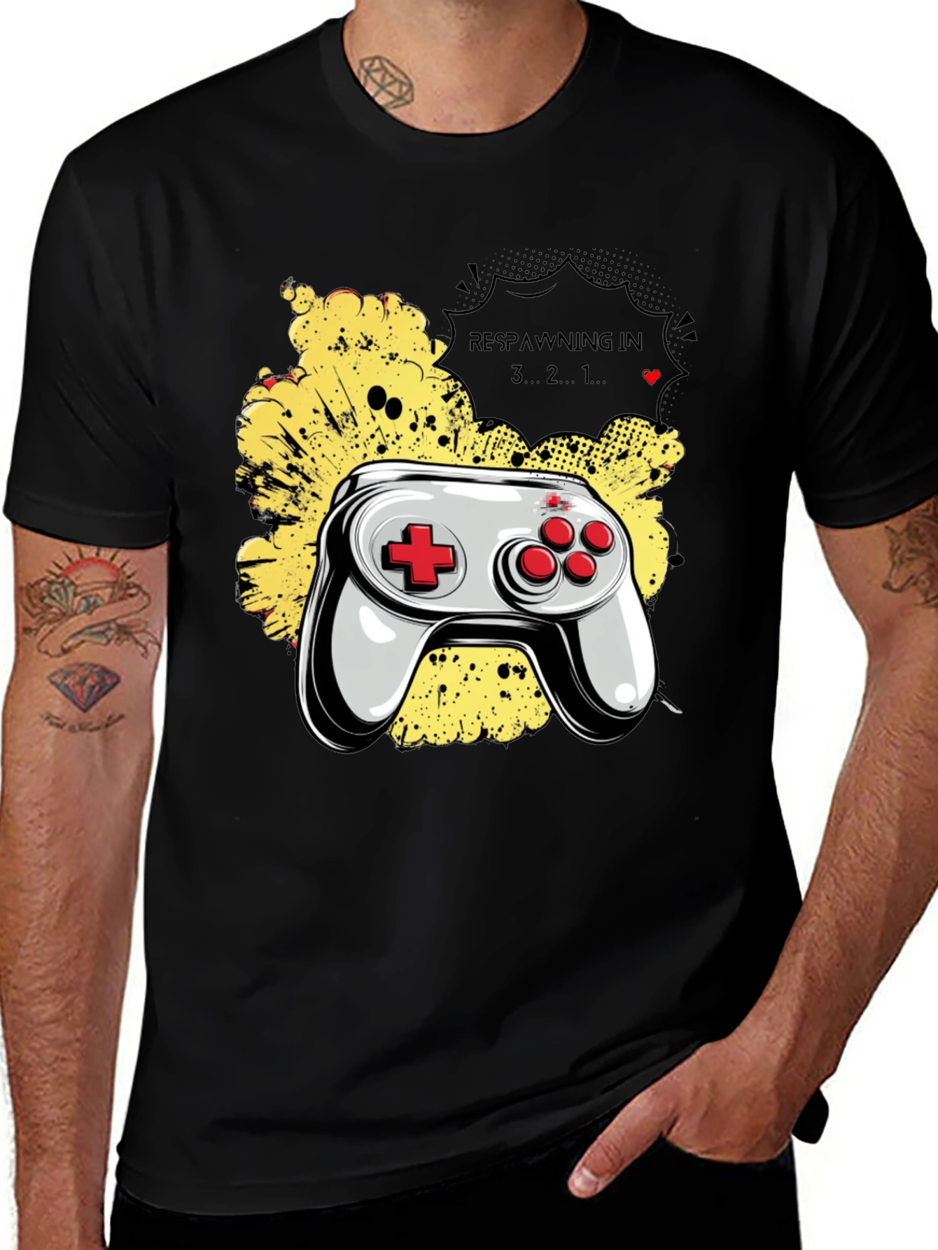 Variant 15 of Respawn Gamer T-Shirt - Controller Design