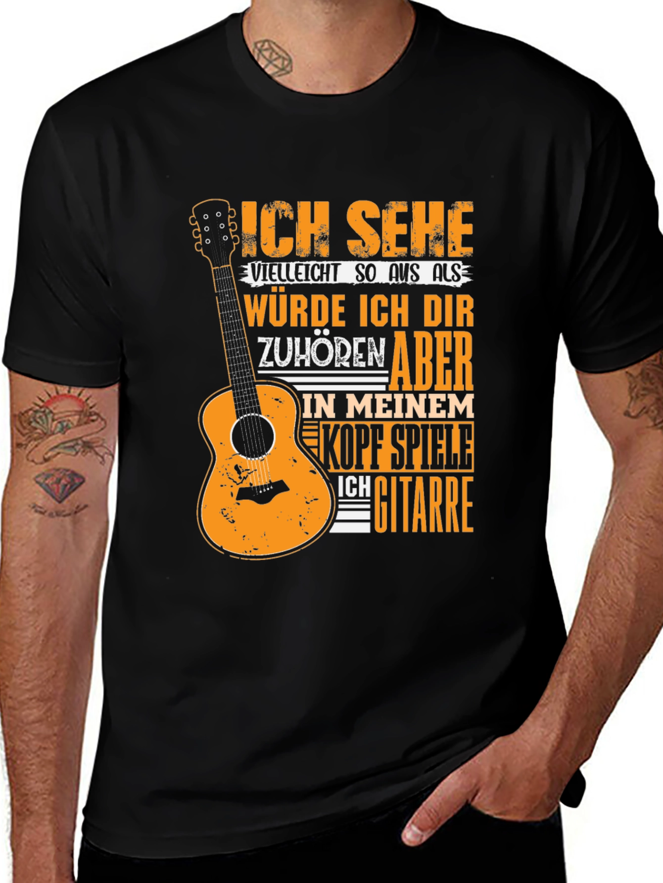 Variant 20 of Guitar Player T-Shirt - In My Head