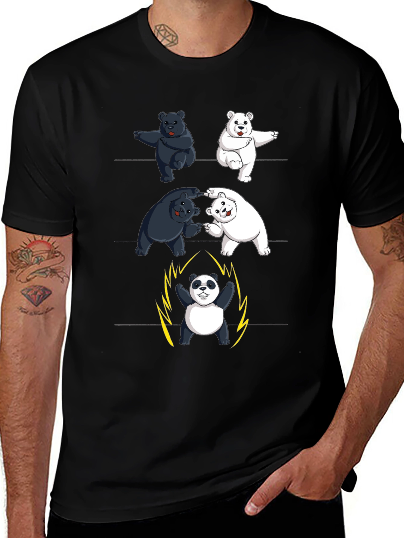 Variant 19 of Fusion Dance Bear Power-Up T-Shirt