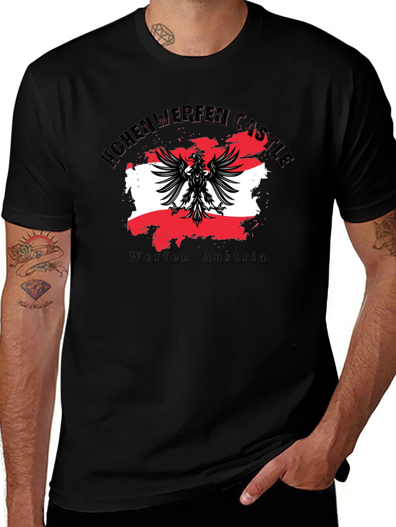 Variant 5 of Hohenwerfen Castle Austria T-Shirt