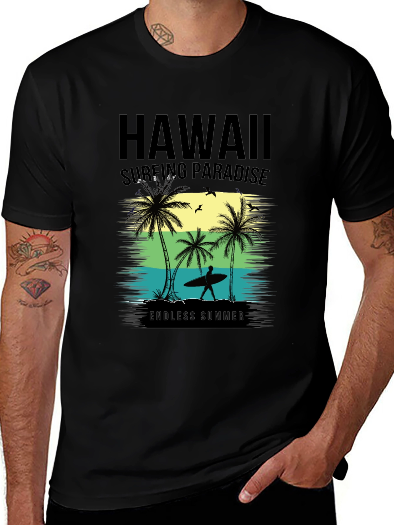 Hawaii Surfing Paradise T-Shirt