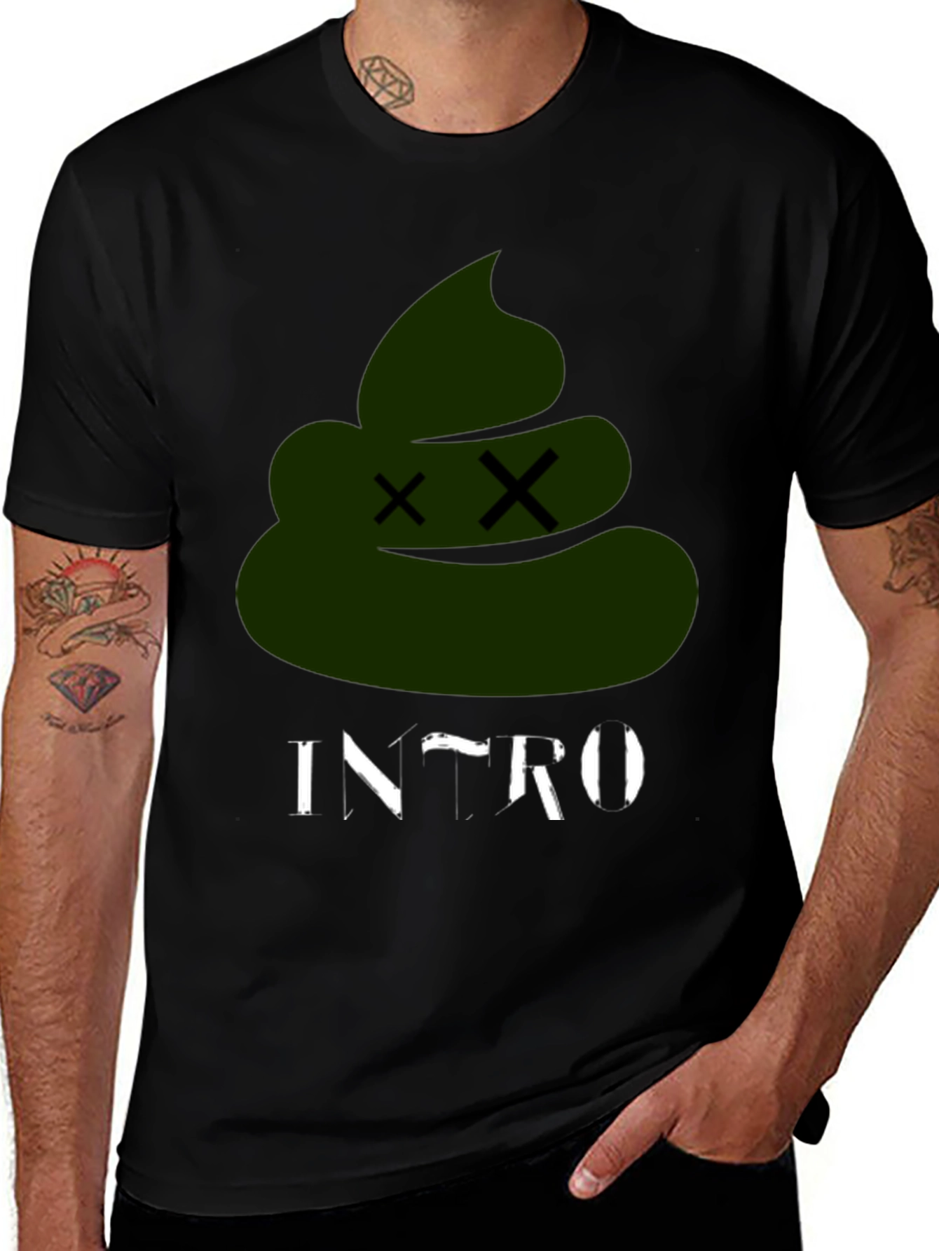 Variant 7 of Intro Poop Emoji T-Shirt - Funny Graphic Tee