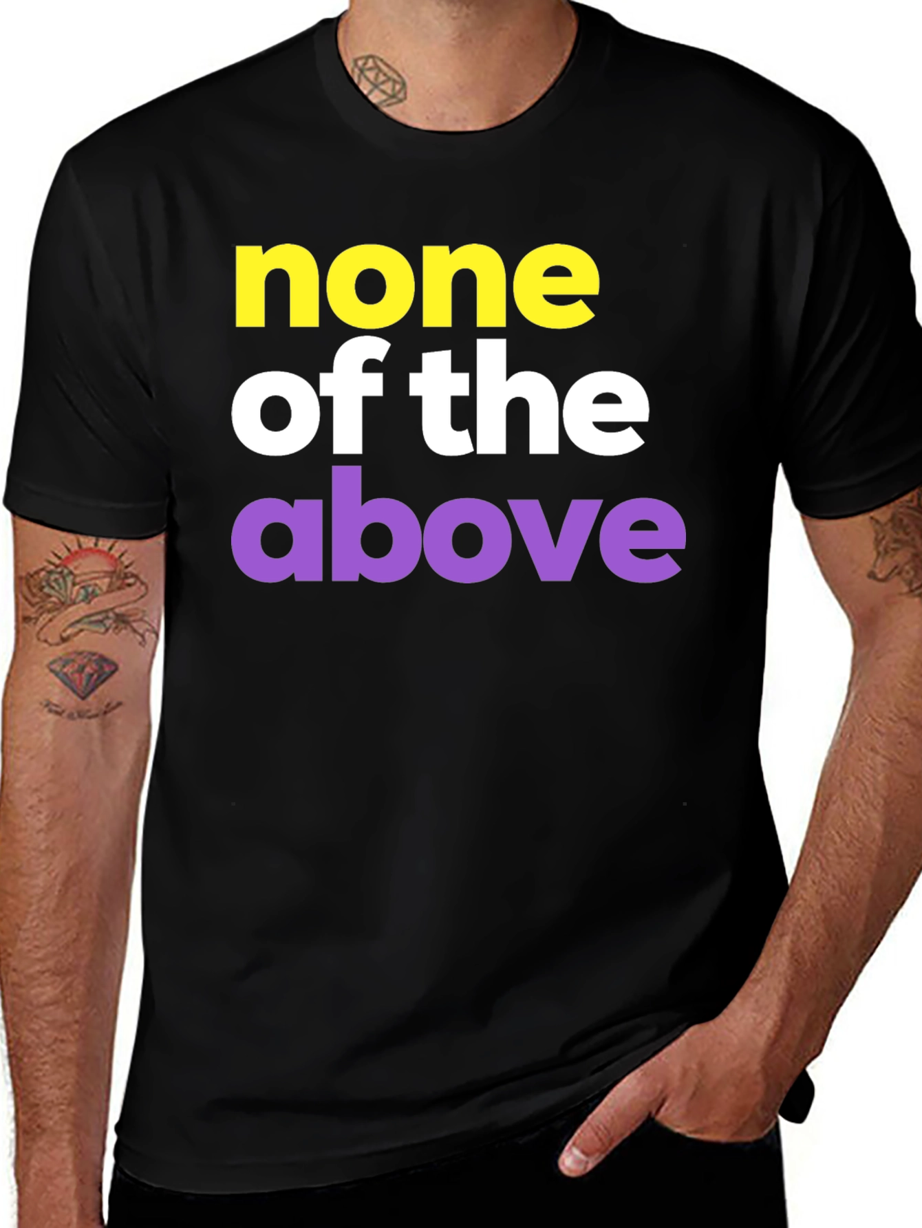 Variant 23 of None of the Above Graphic Tee