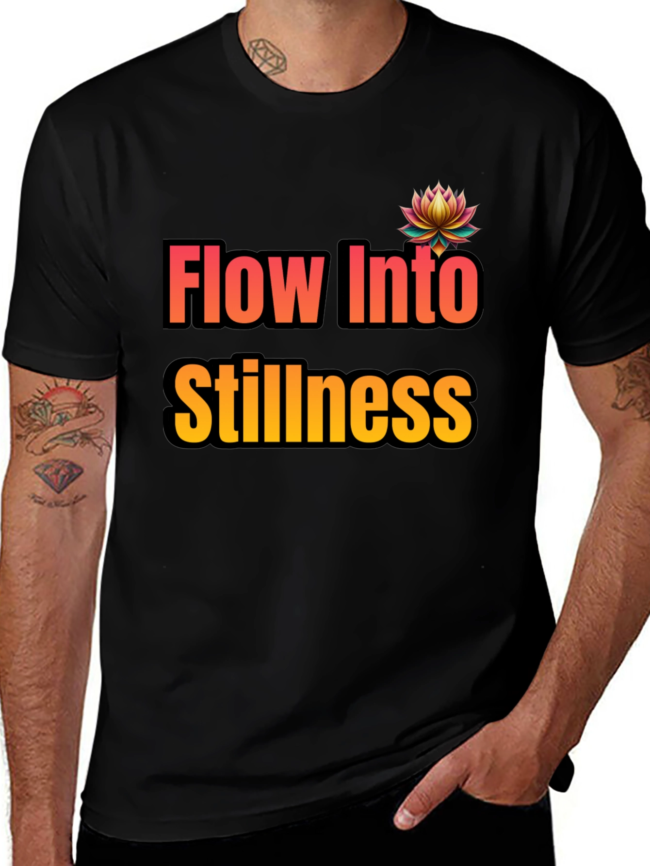 Variant 11 of Flow Into Stillness Graphic T-Shirt