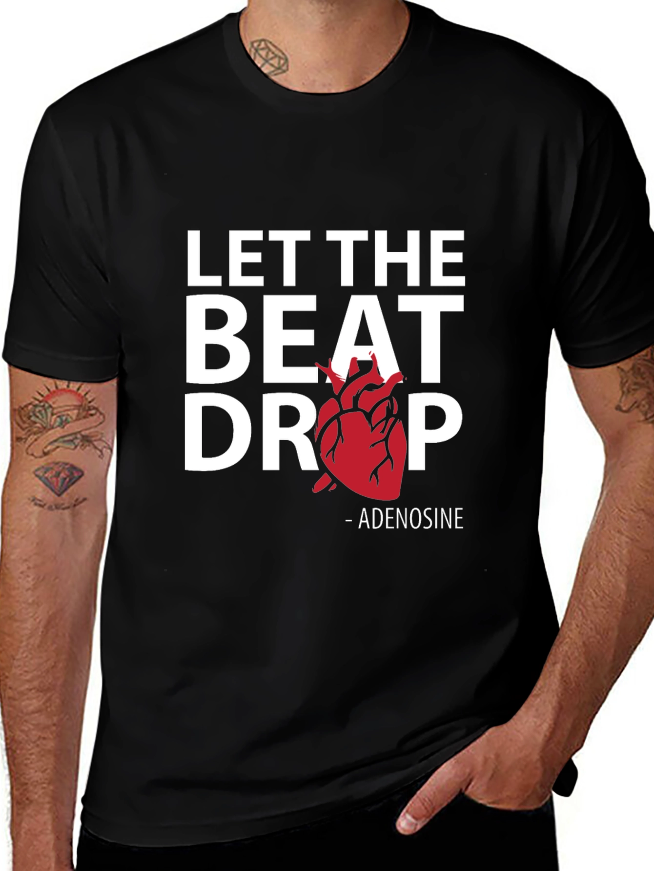 Let The Beat Drop Adenosine T-Shirt