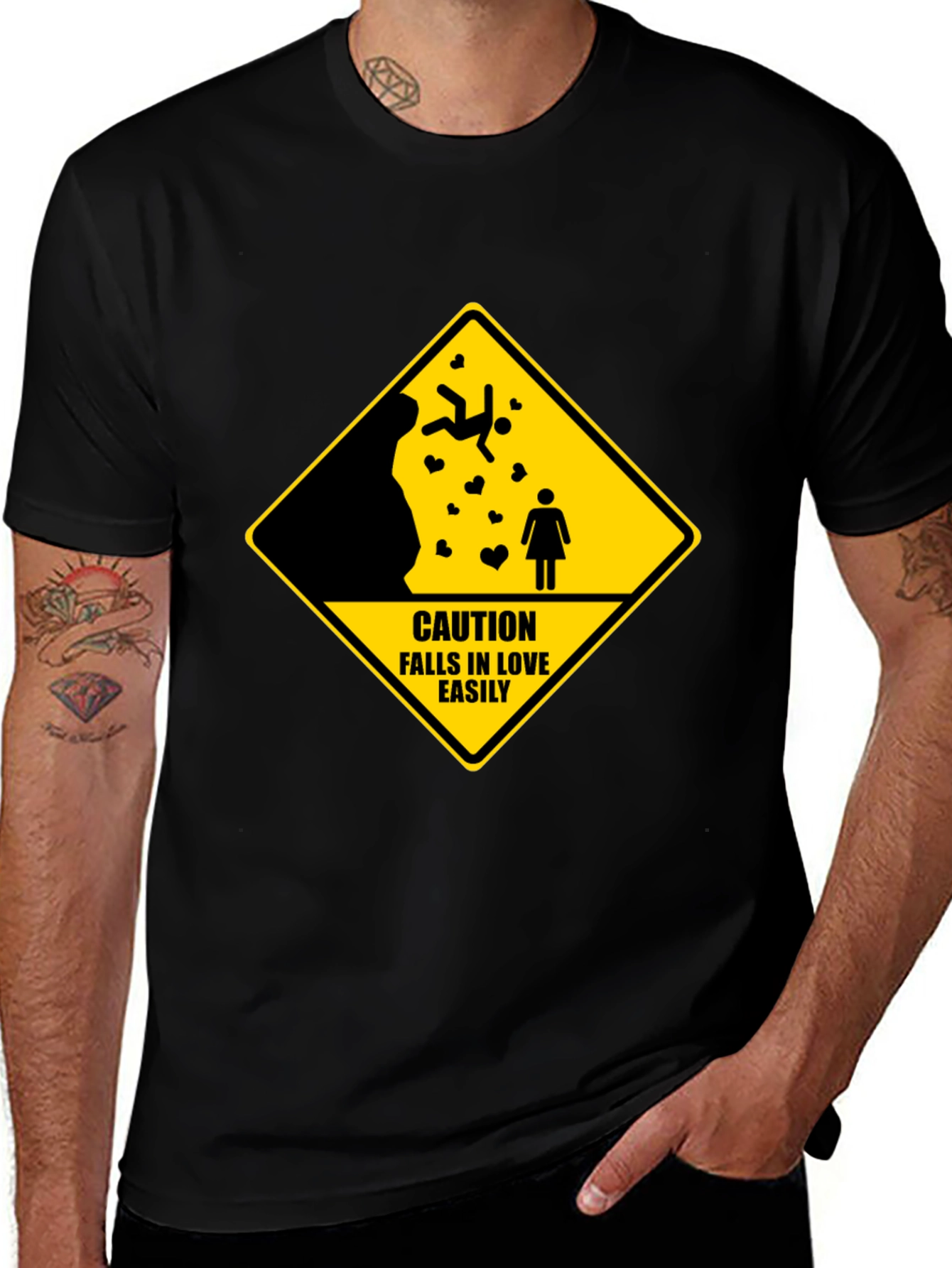 Variant 26 of Caution Falls in Love Easily T-Shirt