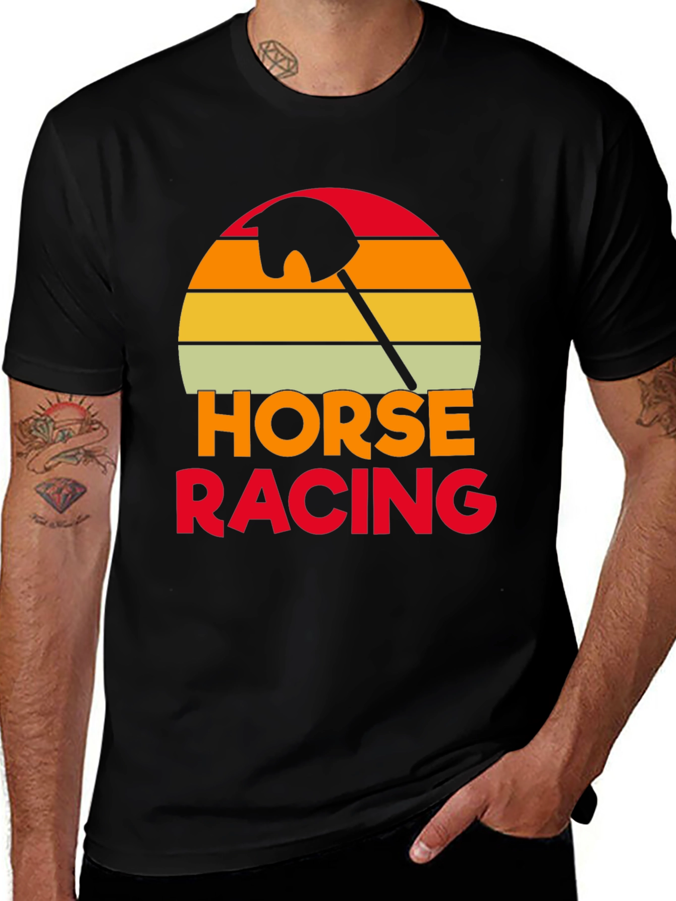 Variant 14 of Horse Racing Stick Hobby T-Shirt