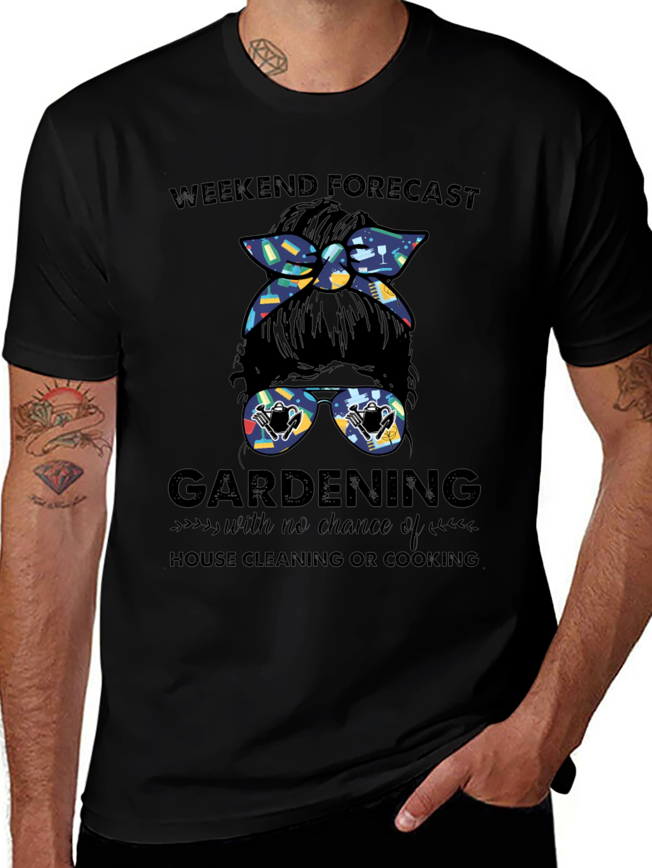 Variant 7 of Gardening Weekend Forecast Graphic Tee