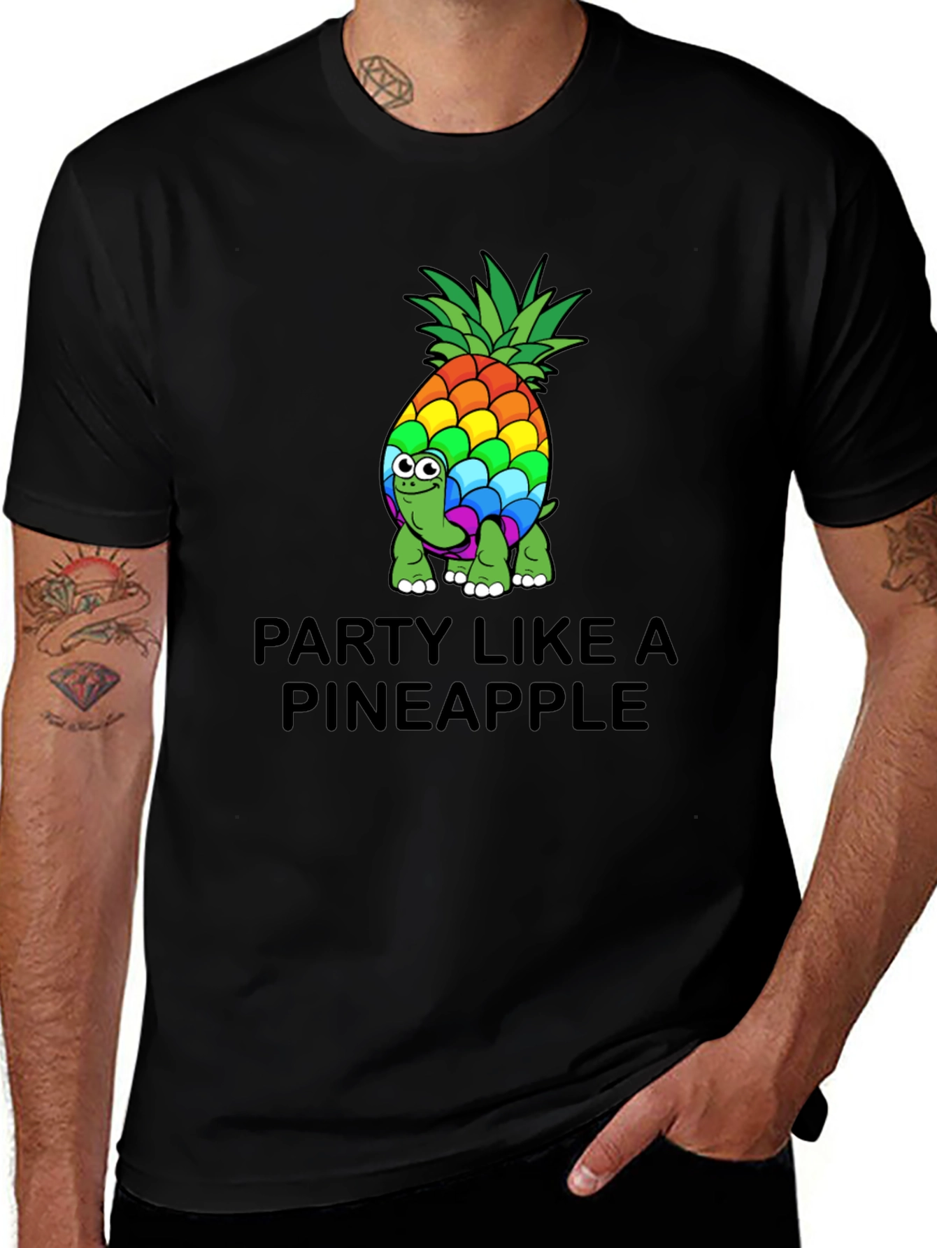 Variant 5 of Party Like a Pineapple T-Shirt - Funky Graphic Tee