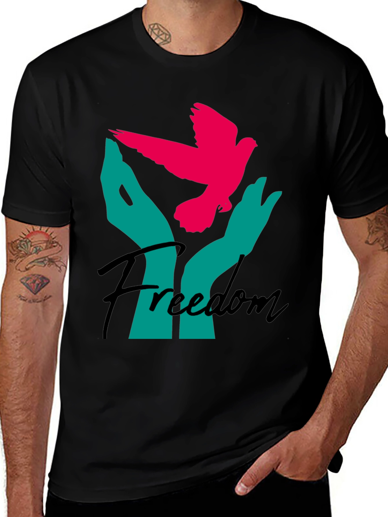 Variant 22 of Freedom Dove Graphic Tee