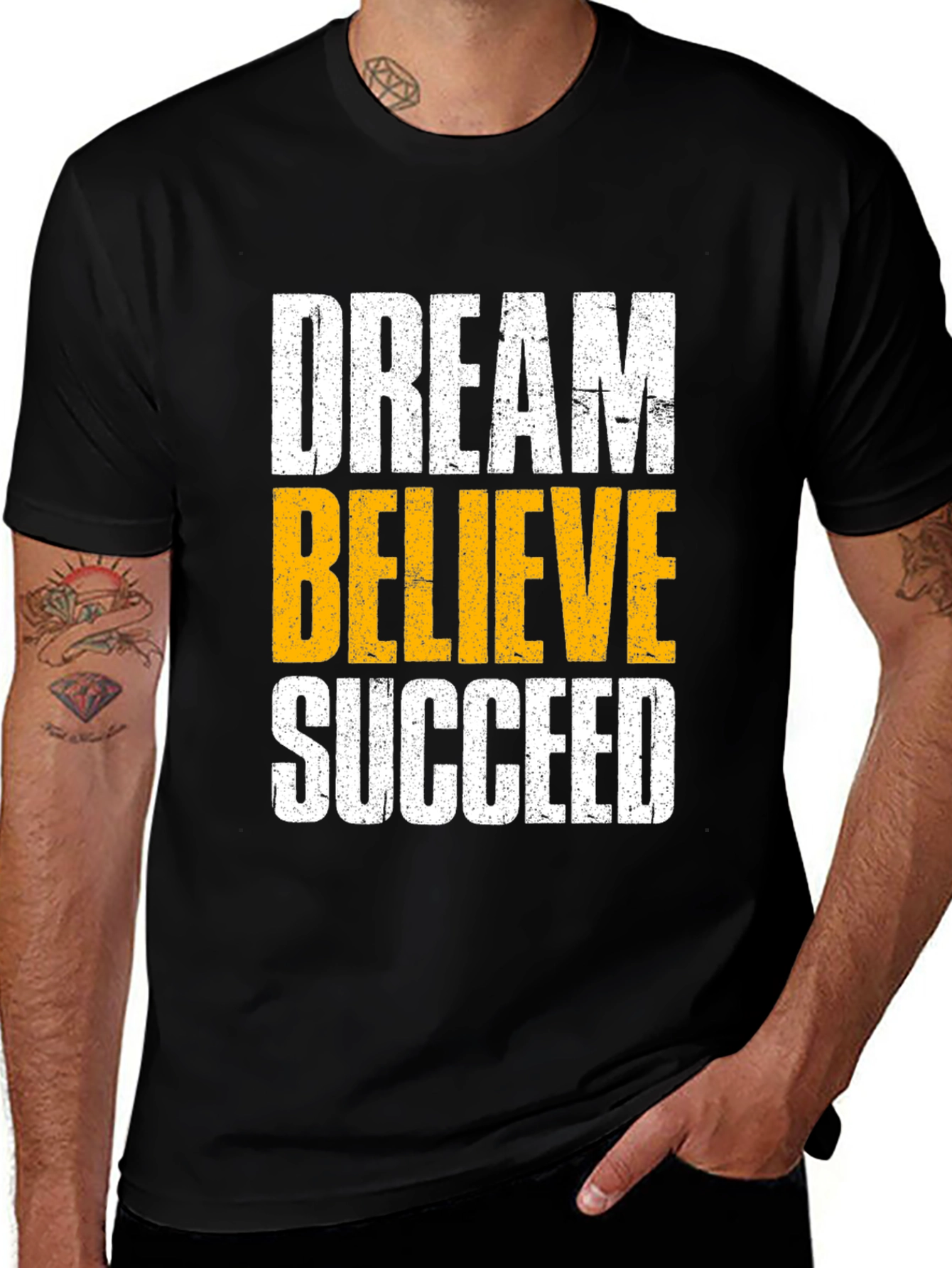 Variant 20 of Dream Believe Succeed Graphic Tee